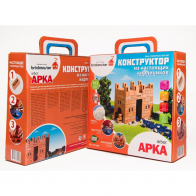 Конструктор "АРКА" из настоящих кирпичиков (163 деталей)