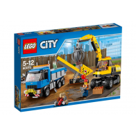 Экскаватор и грузовик Lego City