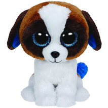 Beanie Boo's Щенок Duke (коричневый с белым), 33см