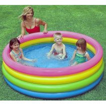 Детский бассейн надувной "Радуга", 168х46, (от 3 лет), int56441NP