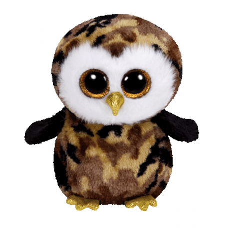 Beanie Boo's Совенок OWLIVER (коричнево-черный), 33 см