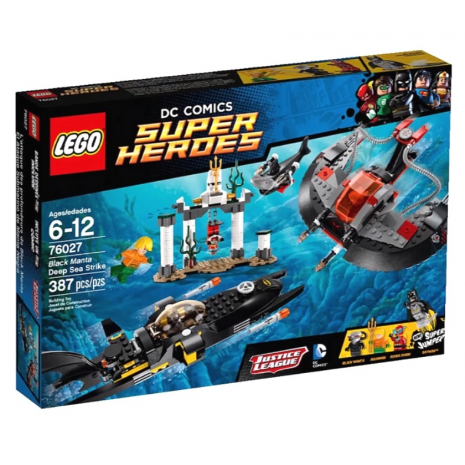 Глубоководная атака Черного Манты, серия Lego Super Heroes