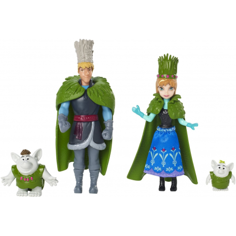 Анна и Кристоф - герои м/ф "Холодное Сердце" в наборе с 2 троллями, Disney Frozen
