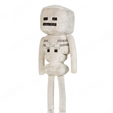 Скелетон (30 см) Майнкрафт, мягкая игрушка (Minecraft 12" Skeleton)