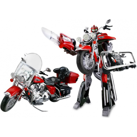 Harley Davidson, Робот-трансформер 1:8, свет, звук