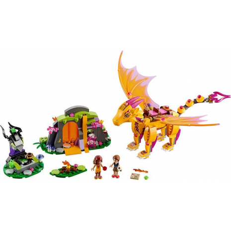 Лавовая пещера Дракона Огня Lego Elves