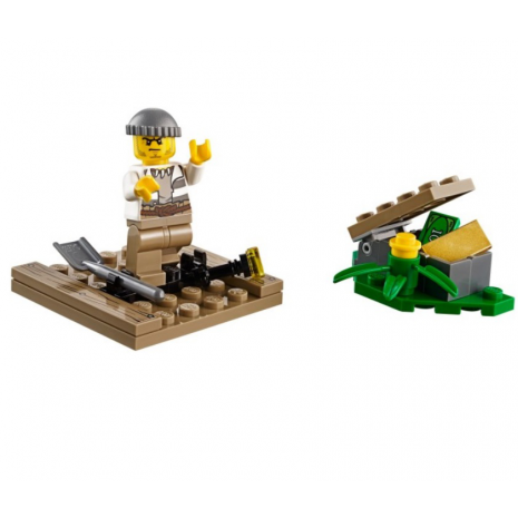 Погоня на полицейском вертолете Lego City