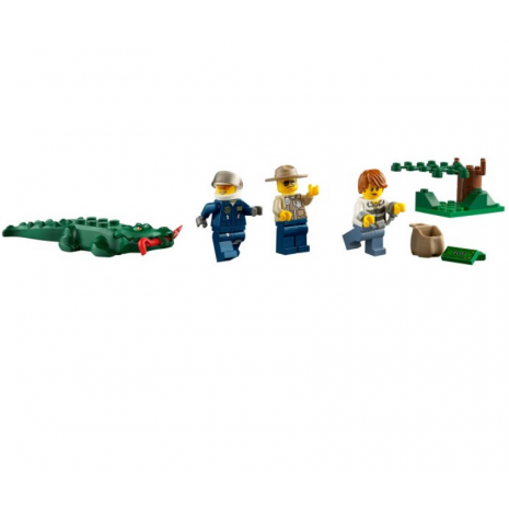 Погоня на полицейском вертолете Lego City