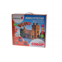 Конструктор "СОБОР" из настоящих кирпичиков (489 деталей)