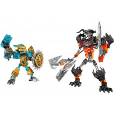 Создатель Масок против Стального Черепа Lego Bionicle
